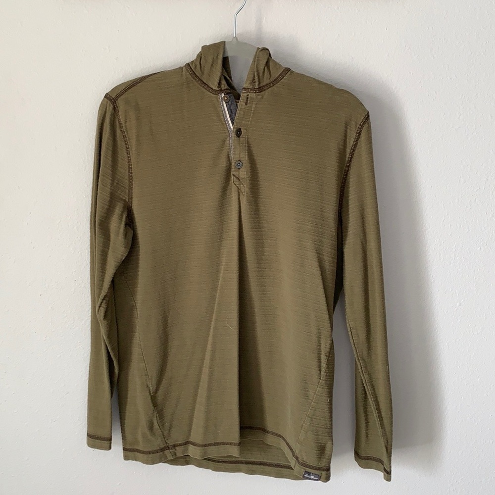 Eddie Bauer 1/4 Button Hoodie